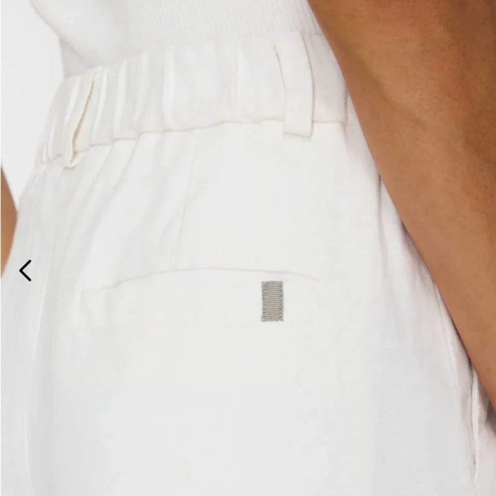 NWT Brochure Walker Talia cropped pant salt white small $398 - Picture 4 of 4